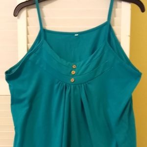 Women's XL Unknown Brand Spaghetti Strap Tank